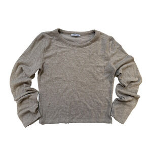 Zara Trafaluc Sweater Womens XS Soft Knit Long Sleeve Pullover Top Cottagecore